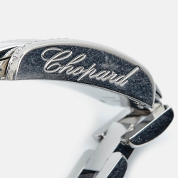 Pre Owned Chopard White Stainless Steel Diamond La Strada 41/8415 Women's Wristwatch 23.50 mm