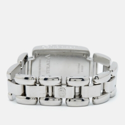 Pre Owned Chopard White Stainless Steel Diamond La Strada 41/8415 Women's Wristwatch 23.50 mm