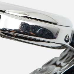 Pre Owned Chopard White Diamond Stainless Steel Happy Sport 27/8250-23 Women's Wristwatch 26 mm