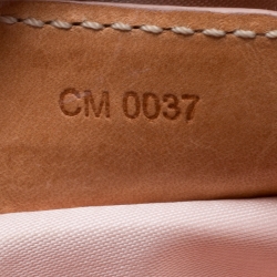 Dior Beige/Pink Diorissimo Coated Canvas and Leather Trotter Romantique Satchel