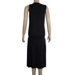 Pre Owned Christian Lacroix Cotton Sleeveless Dress L