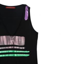 Pre Owned Christian Lacroix Cotton Sleeveless Dress L