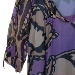 Christian Lacroix Multicolored Silk Blouse M