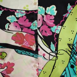 Christian Lacroix Multicolored Silk Blouse L