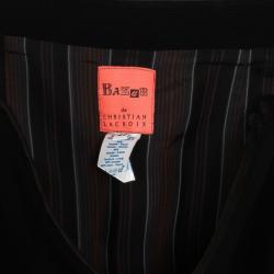 Christian Lacroix Vintage Bazaar Black Layer Skirt M