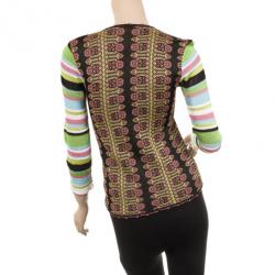Christian Lacroix Multicolor Knitted Long Sleeve Shirt