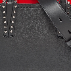 Christian Louboutin Black Leather Mini Cabata Tote