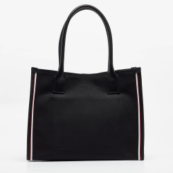 Christian Louboutin Black Canvas Large Nastroloubi Fique À Vontade Tote