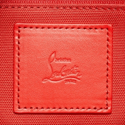 Christian Louboutin Black Canvas Large Nastroloubi Fique À Vontade Tote