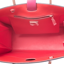 Pre Owned Christian Louboutin Fuchsia Leather Paloma Medium Tote