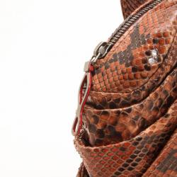  Christian Louboutin Python Layered Hobo