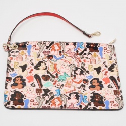 Christian Louboutin Multicolor Printed Patent Leather Small Cabata Tote