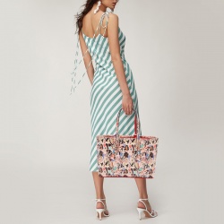 Christian Louboutin Multicolor Printed Patent Leather Small Cabata Tote