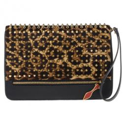 Christian Louboutin Leopard Pony Hair Cris Spiked iPad Case