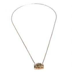 Christian Louboutin Gold Tone Sweet Charity Pendant Necklace