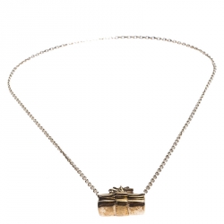 Christian Louboutin Gold Tone Sweet Charity Pendant Necklace