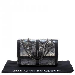 Christian Louboutin Metallic Python Sweet Charity Shoulder Bag
