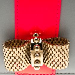 Christian Louboutin Grey Leather Sweet Charity Continental Wallet 