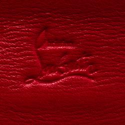Christian Louboutin Grey Leather Sweet Charity Continental Wallet 
