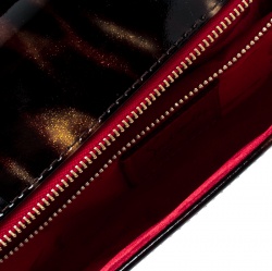 Christian Louboutin Metallic Patent Leather Bow Clutch