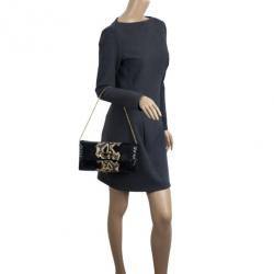 Christian Louboutin Python Riviera Clutch