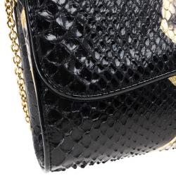 Christian Louboutin Python Riviera Clutch