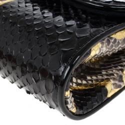 Christian Louboutin Python Riviera Clutch