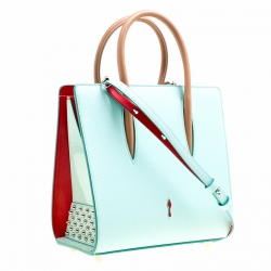 Christian Louboutin Multicolor Leather Small Paloma Top Handle Bag