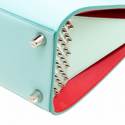 Christian Louboutin Multicolor Leather Small Paloma Top Handle Bag