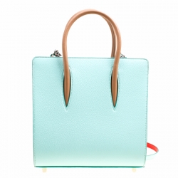 Christian Louboutin Multicolor Leather Small Paloma Top Handle Bag