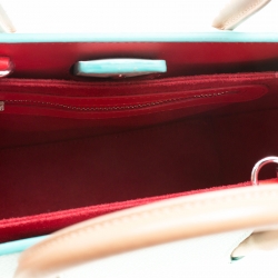Christian Louboutin Multicolor Leather Small Paloma Top Handle Bag