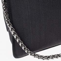 Pre Owned Christian Louboutin Black Sweet Charity Shopping Canvas Tote