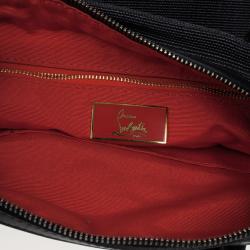 Pre Owned Christian Louboutin Black Sweet Charity Shopping Canvas Tote