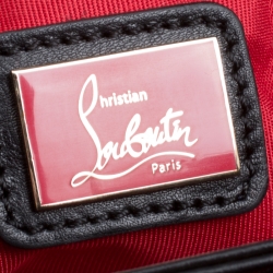 Christian Louboutin Beige/Black Leopard Print Calfhair and Leather Rougissime Crossbody Bag 