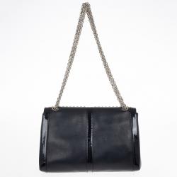 Christian Louboutin Black Sweet Charity Studded Leather Shoulder Bag