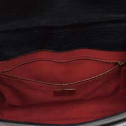 Christian Louboutin Black Sweet Charity Studded Leather Shoulder Bag