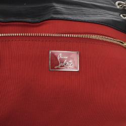 Christian Louboutin Black Sweet Charity Studded Leather Shoulder Bag