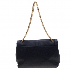 مملوكة مسبقًا Christian Louboutin Blue Leather Sweet Charity Bag