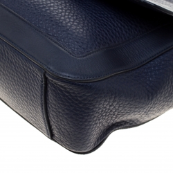 مملوكة مسبقًا Christian Louboutin Blue Leather Sweet Charity Bag