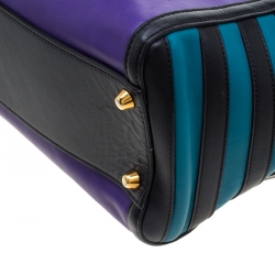 Christian Louboutin Multicolor Leather Zip Tote
