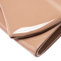 Christian Louboutin Nude Patent Leather So Kate Clutch