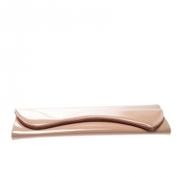 Christian Louboutin Nude Patent Leather So Kate Clutch
