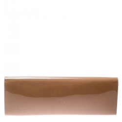 Christian Louboutin Nude Patent Leather So Kate Clutch