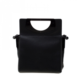 Pre Owned Christian Louboutin Beige/Black Leopard Print Calfhair and Leather Passage Shoulder Bag