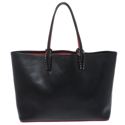 Christian Louboutin Black Leather Cabata Tote