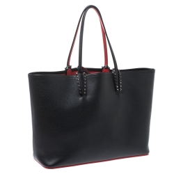 Christian Louboutin Black Leather Cabata Tote