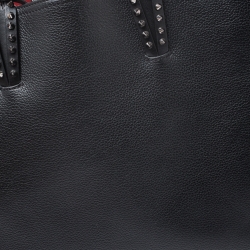 Christian Louboutin Black Leather Cabata Tote