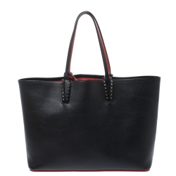 Christian Louboutin - Authenticated Cabata Handbag - Leather Black Plain for Women, Very Good Condition