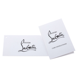 مملوكة مسبقًا حقيبة كلتش كريستيان لوبوتان ريفييرا جلد ذهبية ميتالسك