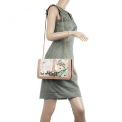 Pre Owned Christian Louboutin Sweet Charity Make Up Trash Clutch